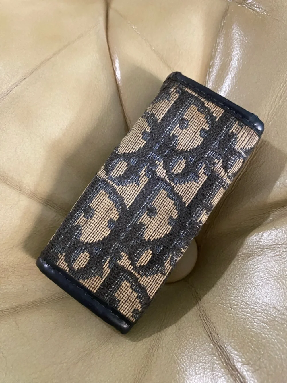 Vintage Dior Key Case Wallet Mini Trotter Logo Fair condition